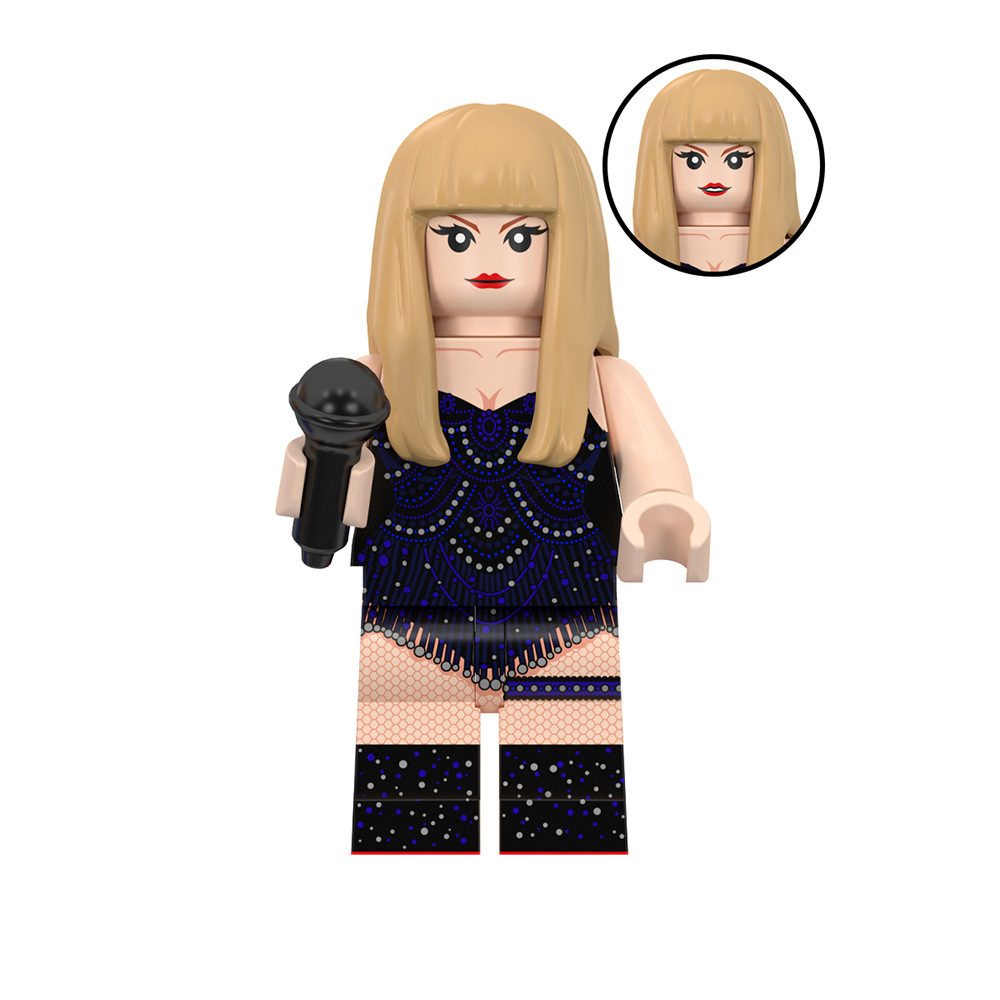 Star Series Doll Female Singer Craft Kit with Assembling Building Blocks by Ideal for International Markets
