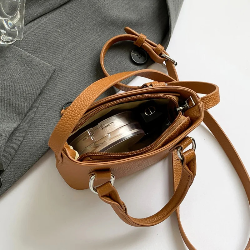 Women Bucket Bags Crossbody Ladies Pink Messenger Evening Clutch PU Leather Handbags Small Lipstick 241011ZY