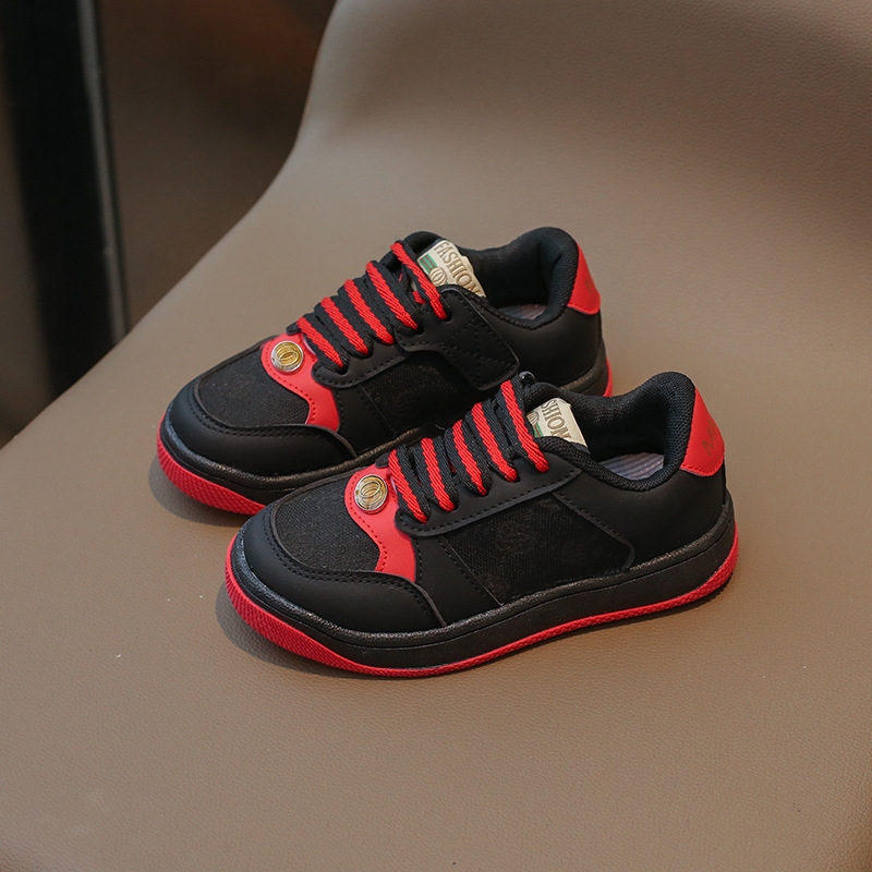 Boys' Shoes Spring and Autumn 2024 New Children's Sports Shoes Breathable Designer Top Girls' Fashion Board Shoes Trend