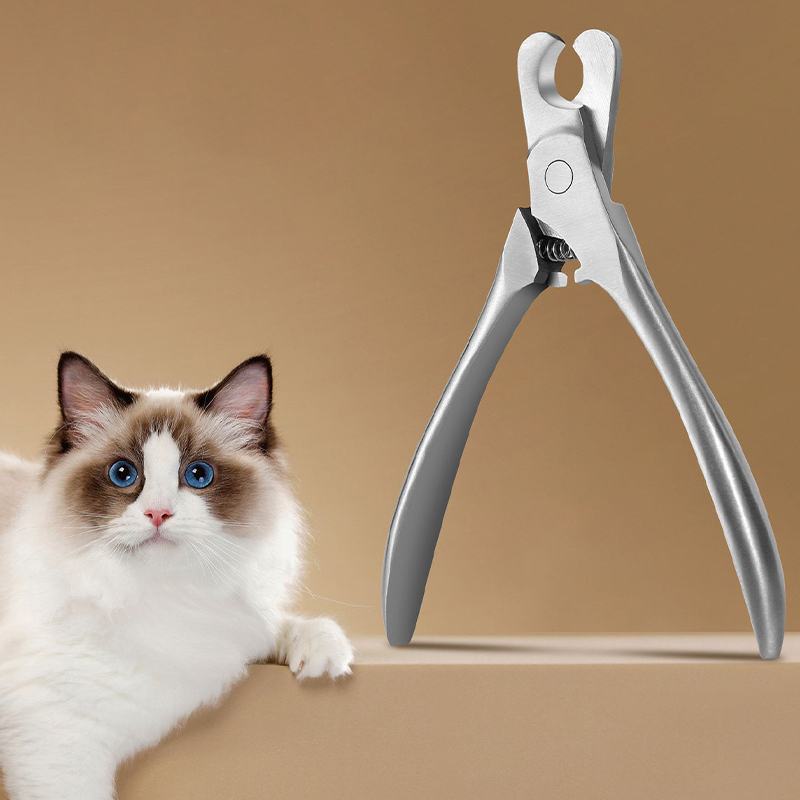 Professional Universal Pet Nail Clippers Scissors Tools Cats Dogs Product Moon-shaped Stainless Steel Cutting Edge Effort-saving