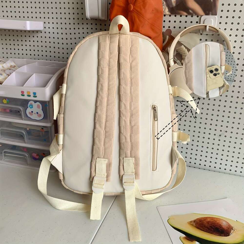 trendy brand New ins fashion versatile multi-flap pocket pants commuter backpack female japanese style large capacity casual student school bag