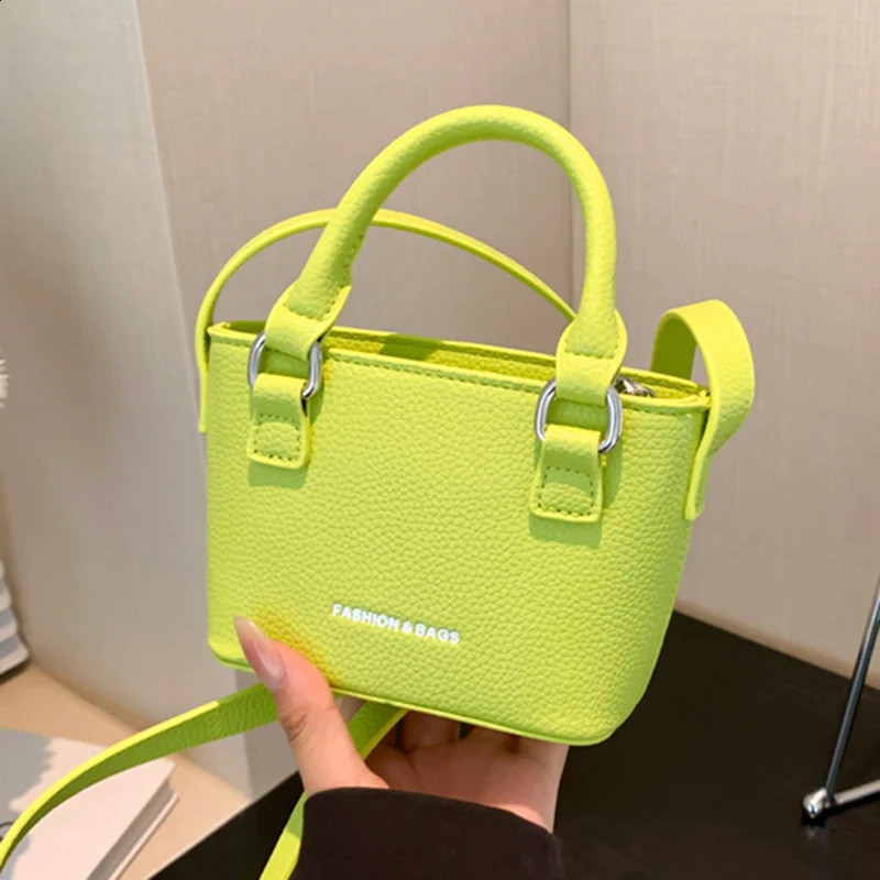 Women Bucket Bags Crossbody Ladies Pink Messenger Evening Clutch PU Leather Handbags Small Lipstick 241011ZY