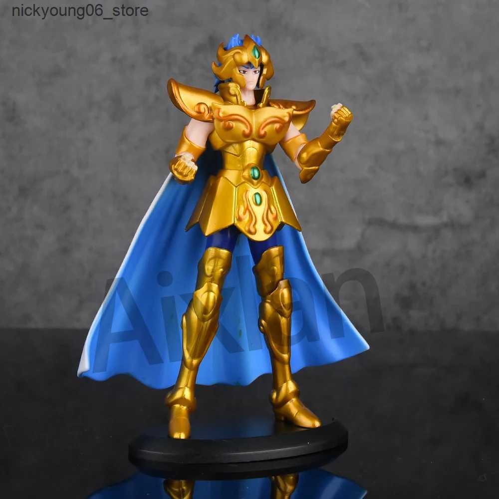 Cartoon Figures Aixlan Saint Seiya Figure 19cm Phoenix Ikki Hyoga Seiya Shiryu PVC Action Picture Amine Birthday Gift Group Picture L240910