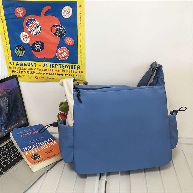 Large Nylon Satchels Capacity Shoulder Bag For Women Japanese and south Korean style Messenger Bags Patchwork Fashion Packages s