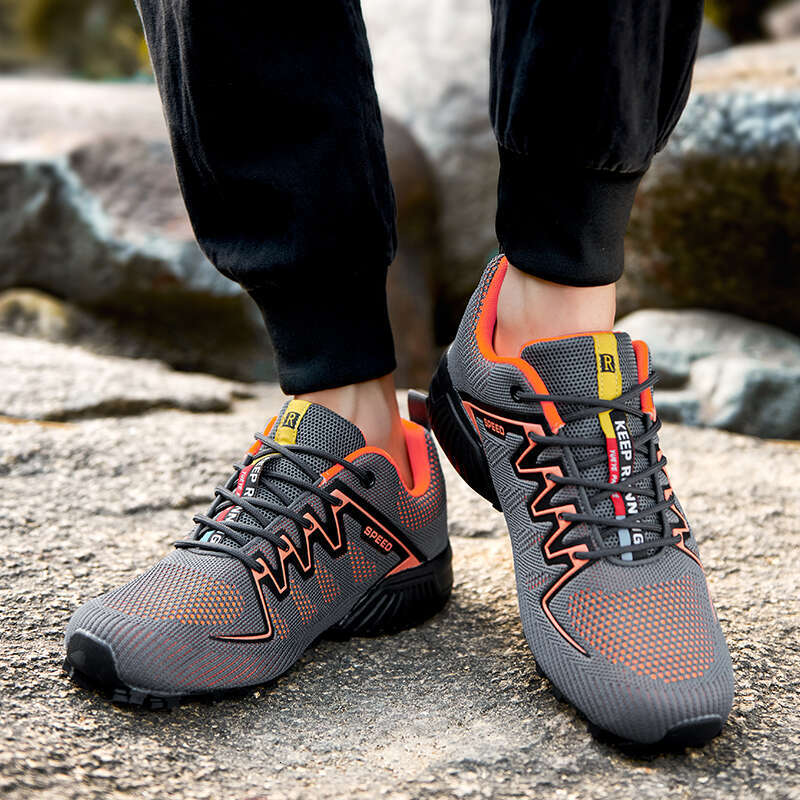 New Mesh Outdoor Light Wear Resistance Woodland Hunting Work Men Hiking Sports Shoes Size EUR 40-47