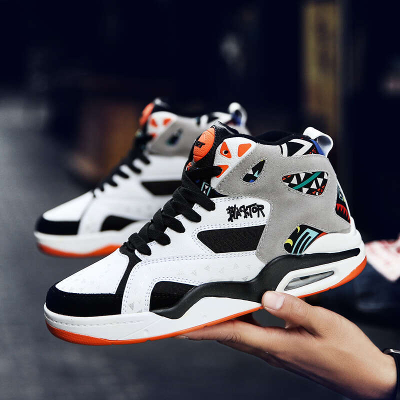 High Quality Mens Basketball Air Cushion Sports Outdoor Non-Slip Wearable Athletic Male Running Shoes Boys Sneakers