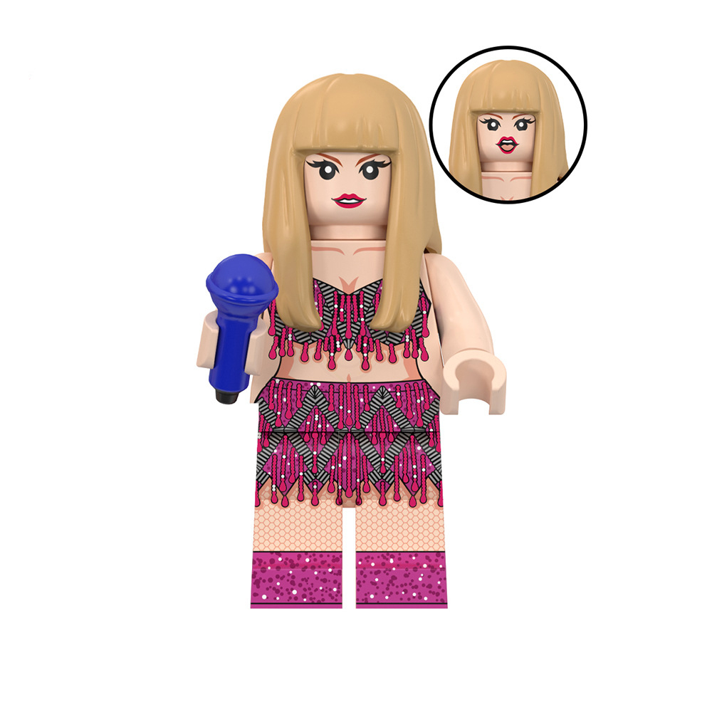 Star Series Doll Female Singer Craft Kit with Assembling Building Blocks by Ideal for International Markets