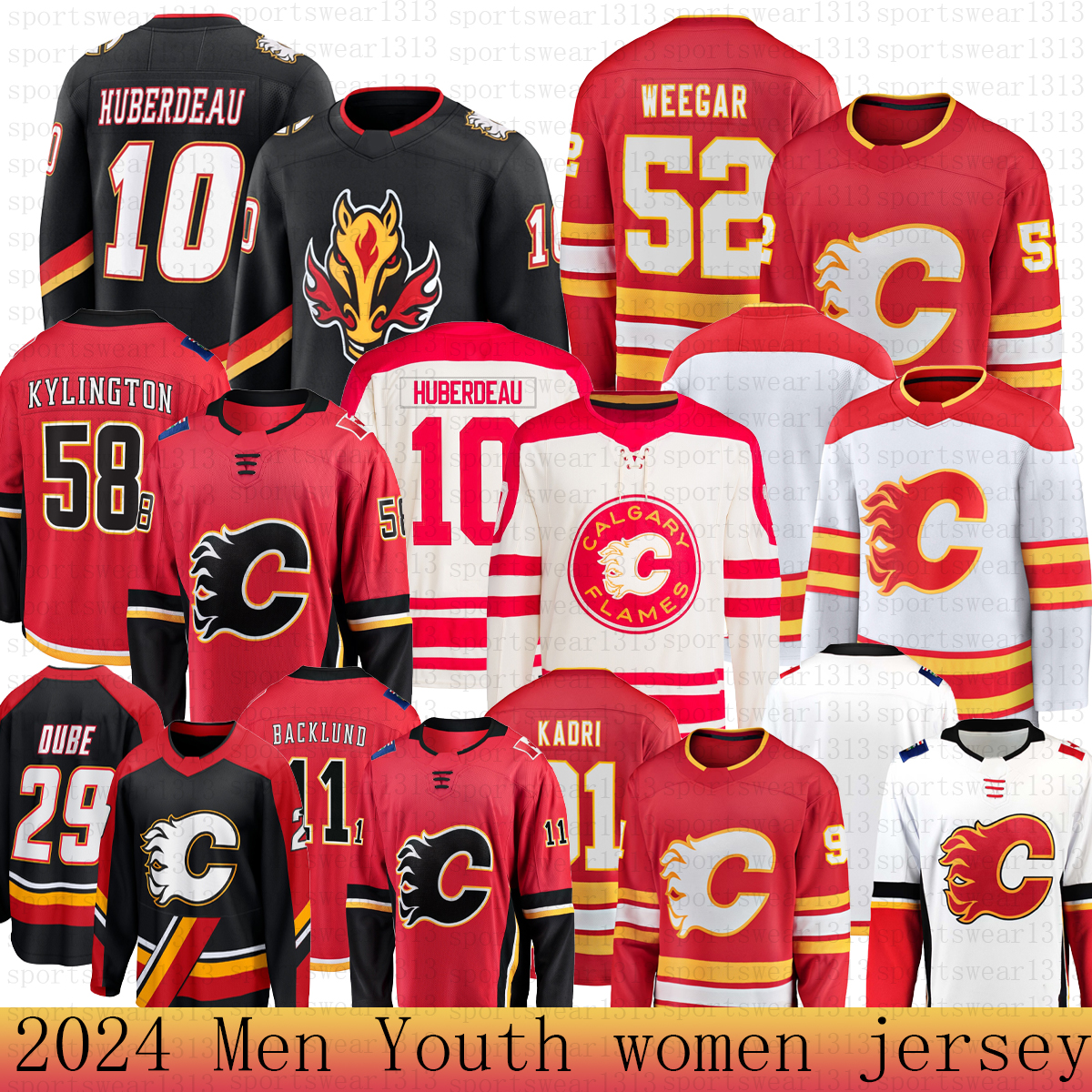 91 Nazem Kadri calgary Heritage Classic hockey jersey flames jersey 10 Jonathan Huberdeau Yegor Sharangovich Hanifin Blake Coleman Jacob Markstrom jerseys
