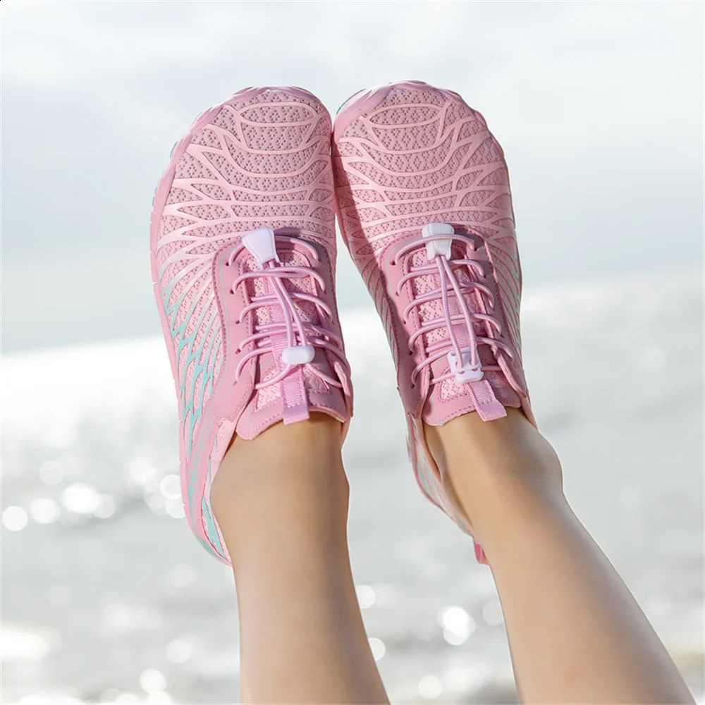 Aqua Shoes For Women Men Barefoot Water Shoes Anti-Slip Quick-Drying Outdoor Beach Upstream Wading Swimming Shoe Sneakers Unisex 241015