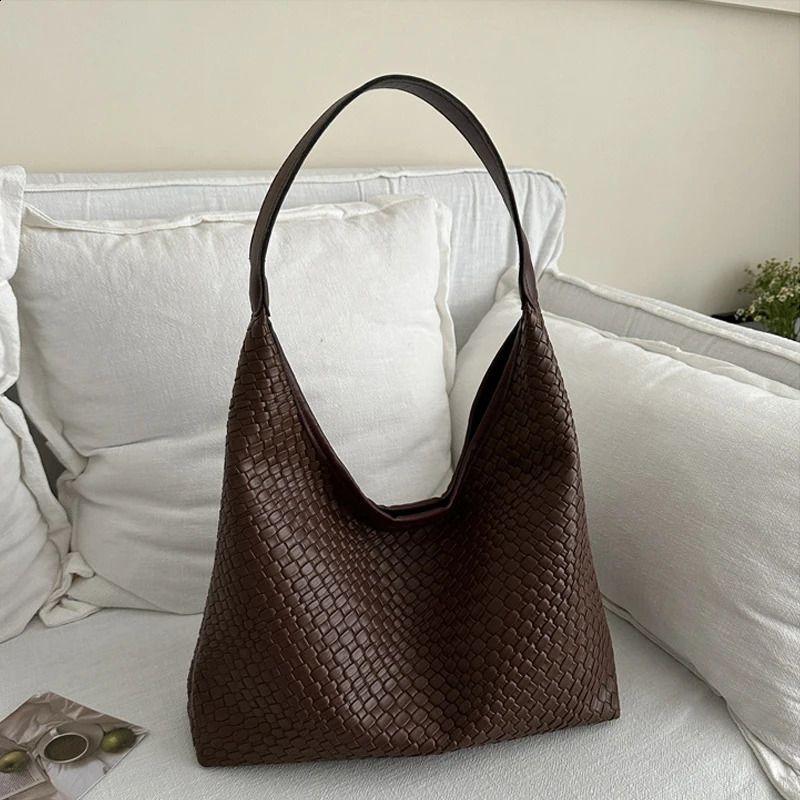 Fashion Woven Commute Minimalist Tote Bag SpecialInterest n Underarm Western Style Shoulder 241021