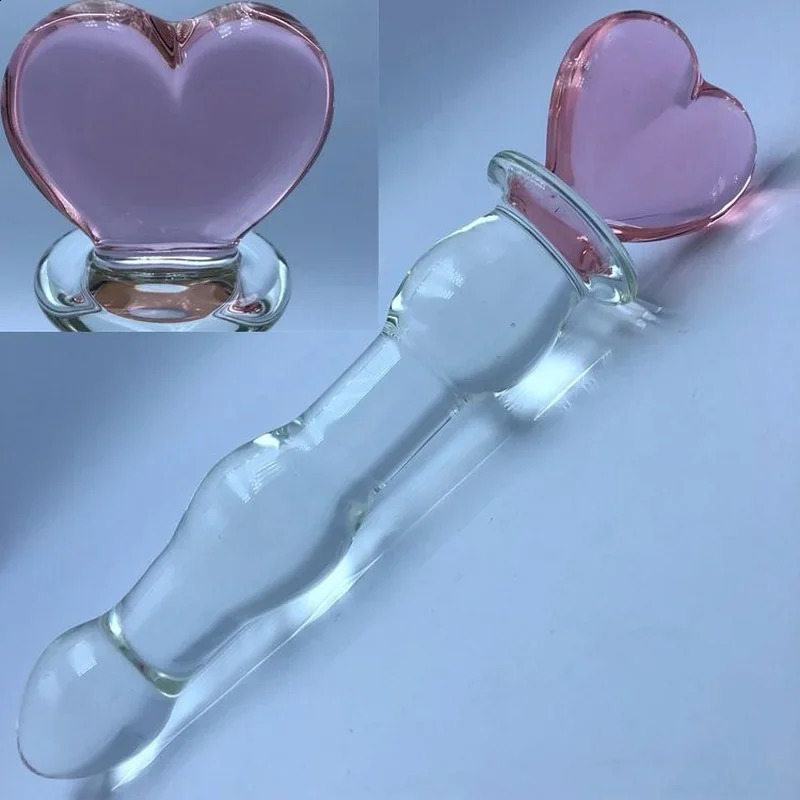 Crystal Glass Anal Plug Vaginal Anus Beads Butt Plug Sexual Toy Adult Dildo for Anal Massage Masturbation Sex Toys for Men Women 250108