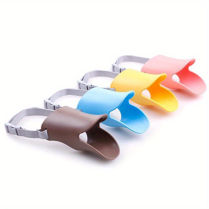 Pet Dog Muzzle large Silicone Duck Muzzle Anti-Bite Anti-Eating Muzzle Masks Stop Biting