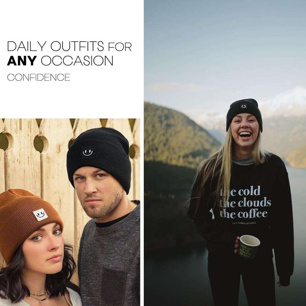 Cuffed for Caps Unisex Beanie Cute Men Knit beanie Hats Skul Winter Outdoor Warm