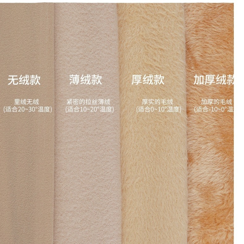 2025 new designer autumn and winter new women s double layer bare leg fashion artifact with naturally exposed plush stockings and flesh colored leggin