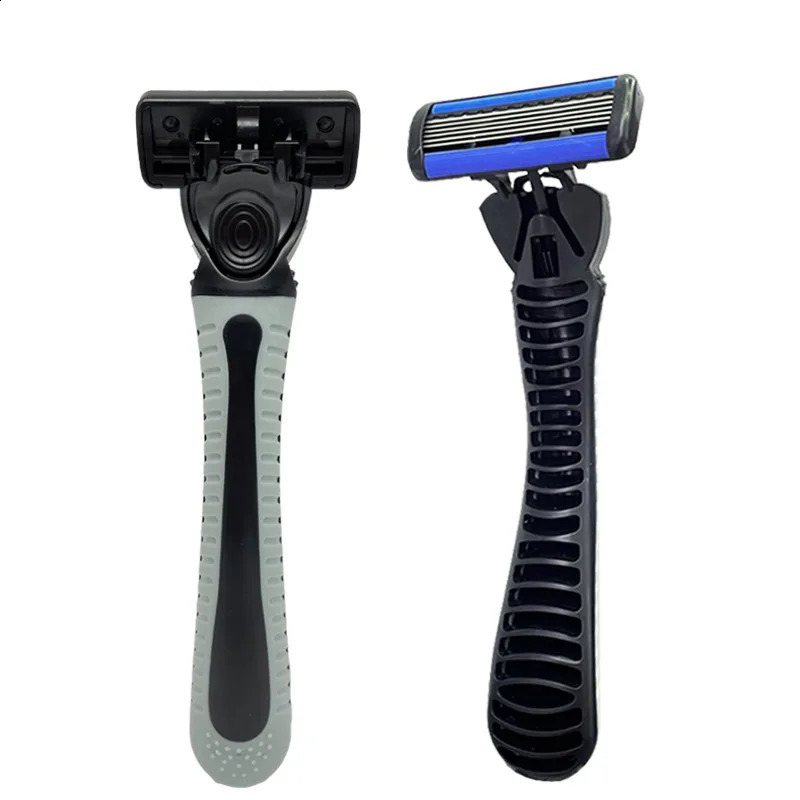 48/27/18/3PCS Manual Shaver Razor For Men Six Layer Blade With Blade Head Old Style Blades Hair Shaver Unisex Beard Hair Knife 241010