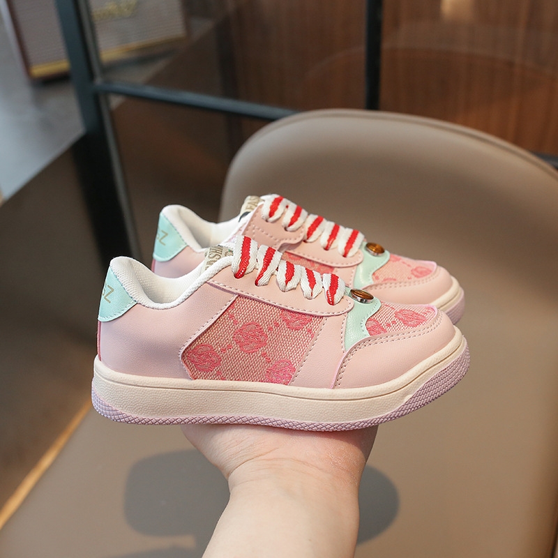 Boys' Shoes Spring and Autumn 2024 New Children's Sports Shoes Breathable Designer Top Girls' Fashion Board Shoes Trend
