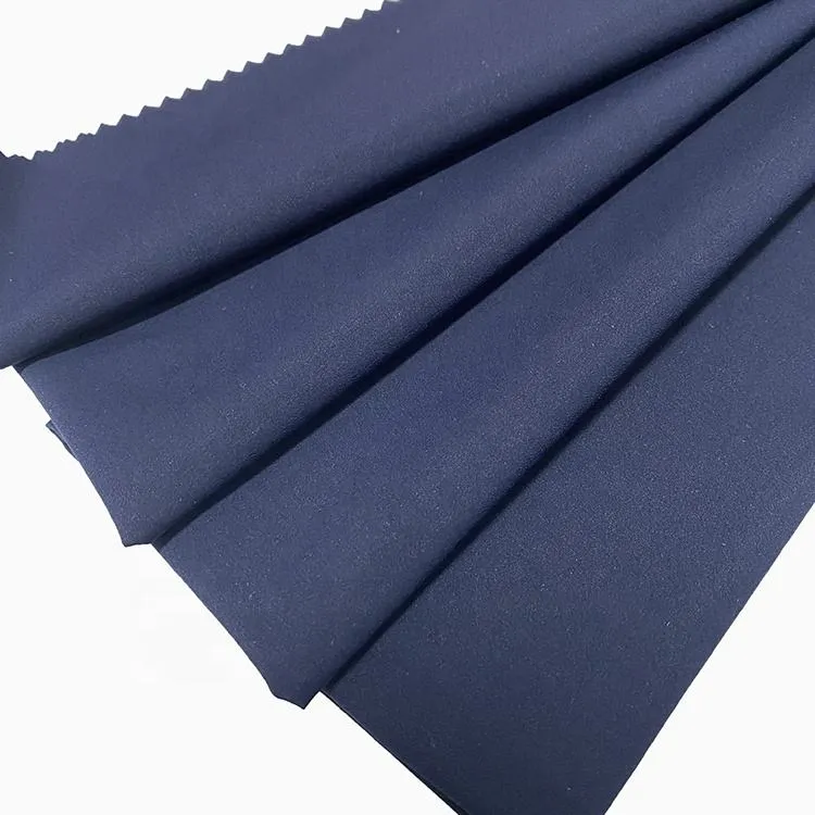 Wrinkle Resistant Colorful Polyester Rayon Spandex Trousers Fabric