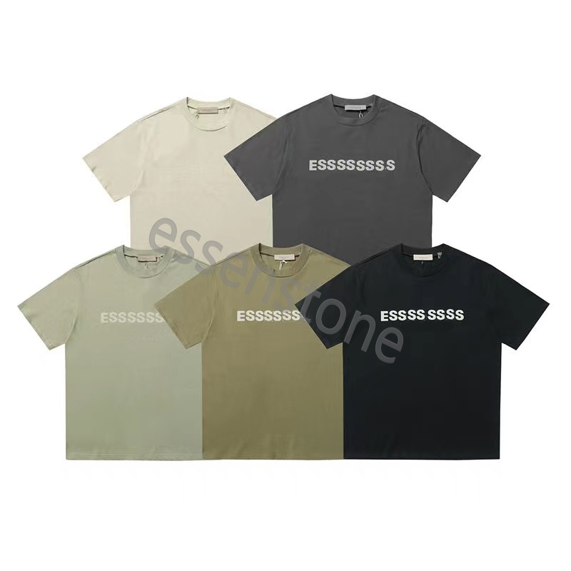 2024 EssTshirt Designer Tops Summer Men's Female T shirt Men's Loose Elastic Shorts Sleeve Casual Chest F Letter Shirt Luxury Clothing Street tshirt fears T S-xl