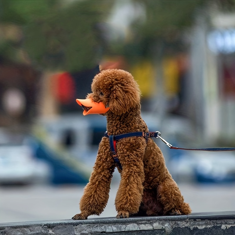 Pet Dog Muzzle large Silicone Duck Muzzle Anti-Bite Anti-Eating Muzzle Masks Stop Biting
