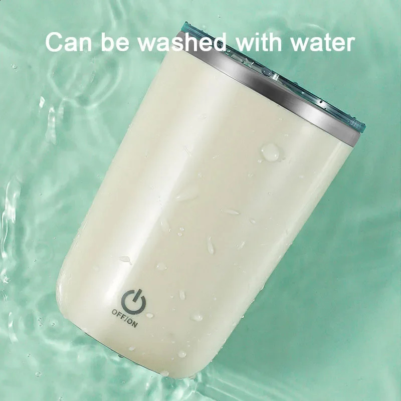 Automatic Mixing Cup Self Stirring Magnetic Mug USB Rechargeable Stainless Steel Milk Stirring Coffee Cup Smart Mixer Water Cup 241015