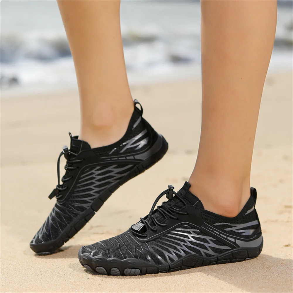 Aqua Shoes For Women Men Barefoot Water Shoes Anti-Slip Quick-Drying Outdoor Beach Upstream Wading Swimming Shoe Sneakers Unisex 241015