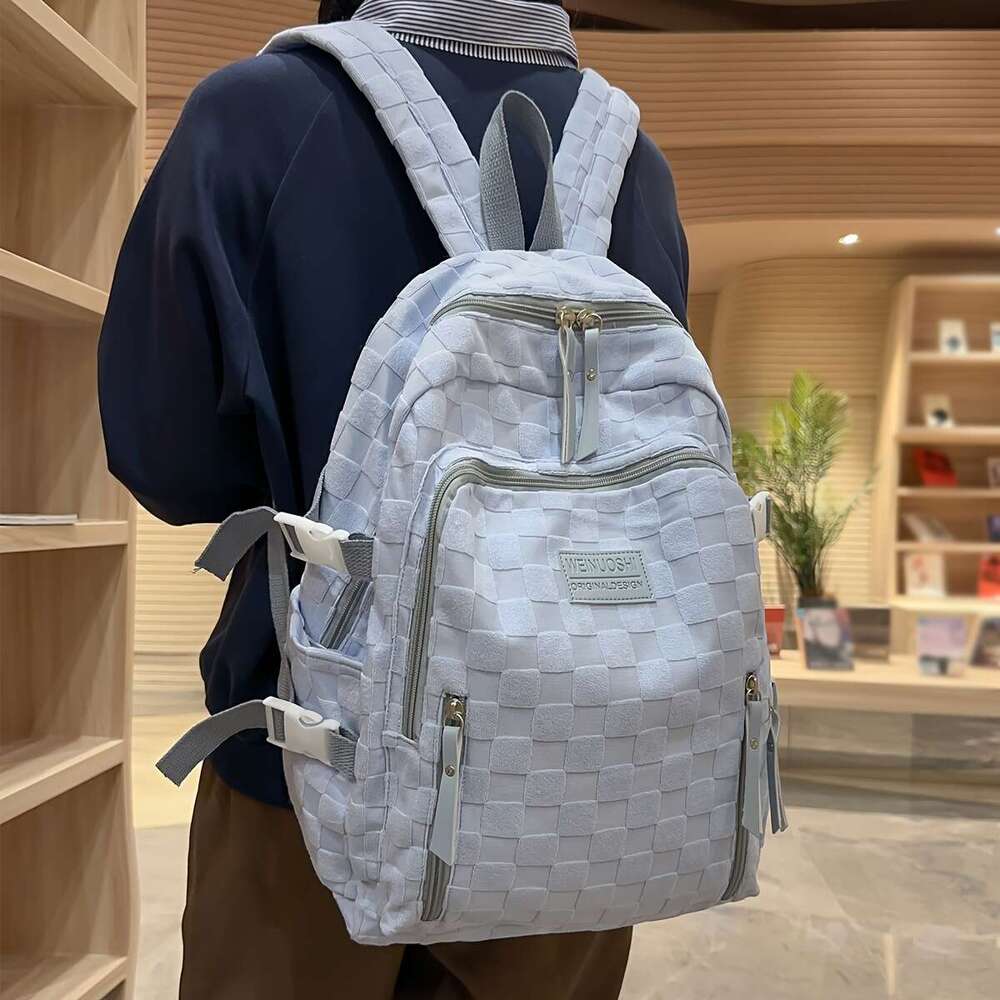trendy brand New ins fashion versatile multi-flap pocket pants commuter backpack female japanese style large capacity casual student school bag