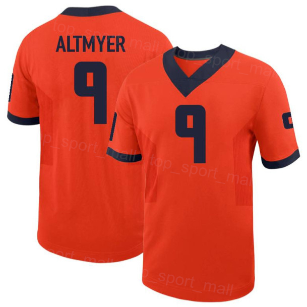Women Men Youth College Football Illinois Fighting Illini Jerseys University 9 Luke Altmyer 3 Kaden Feagin Pat Bryant Zakhari Franklin Josh McCray Mat