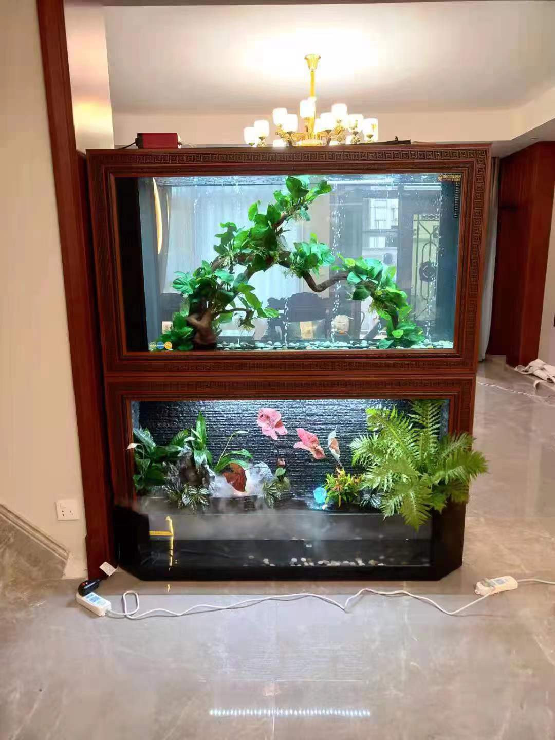 WOLIZE High Quality Wholesale Fish Breeding Tank Farming Water Garden Fish Tank
