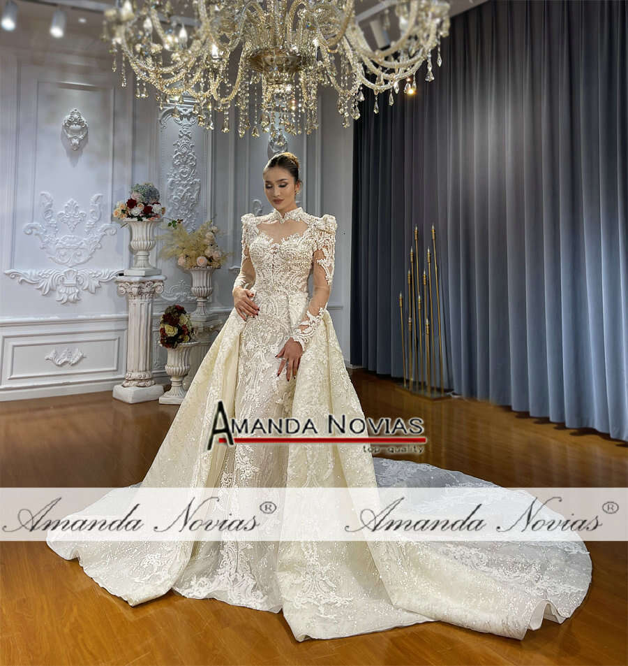 New 2 in 1 Bridal Dress Nice Quality Lace