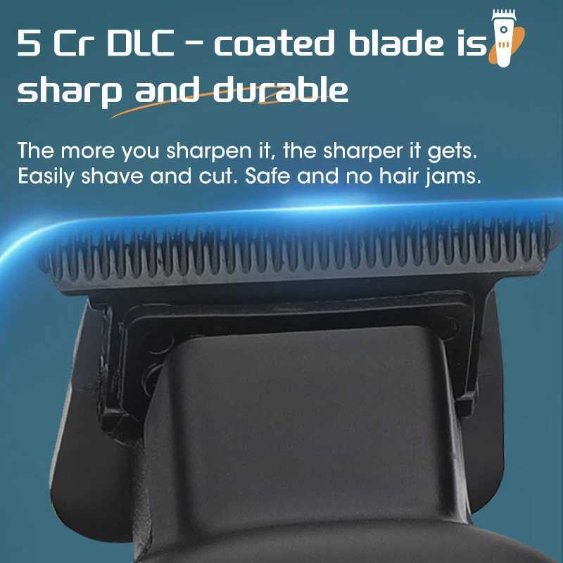 RESUXI G-27 9500 RPM Hair Trimmer New High-power High-speed Hair Clipper DLC Coated Blade Electric Push Trimmer for Barber MenXJ241015