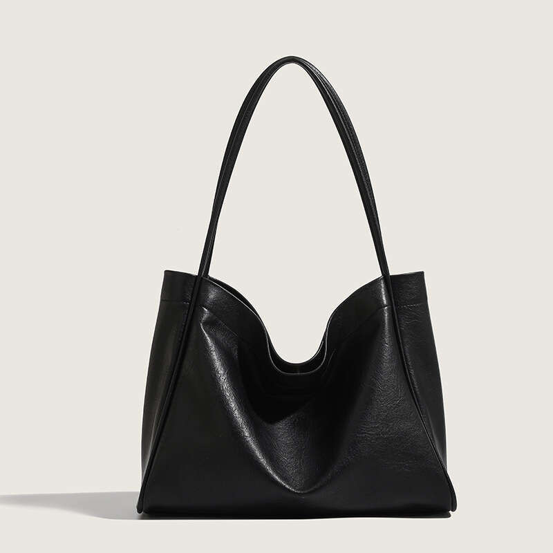 Versatile Retro Tote Commuting Shopping Shoulder Women High Quality Casual Soft Leather Handbag Fashion Traveg Bag