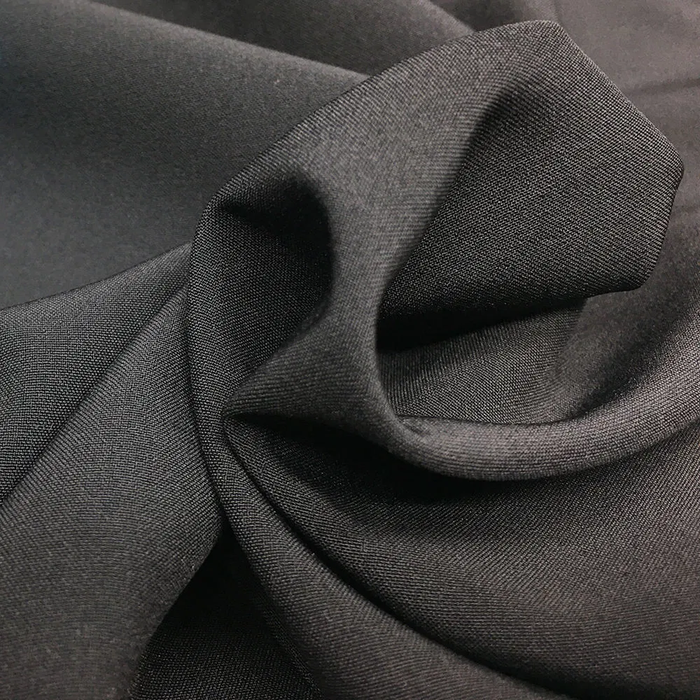 120GSM High Elastic 95 Polyester 5 Spandex Fabric Plain Pongee for Dress Shirt Lining Women Trousers Pants