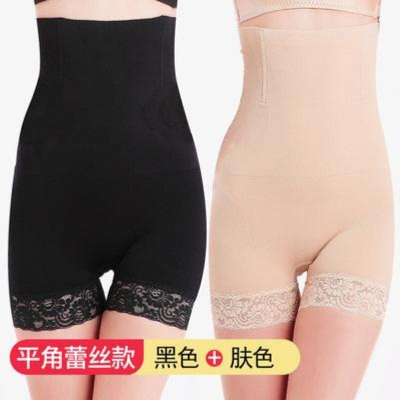 2025 New Designer Winter Seamless High Waist Postpartum Tight Lace Shaping Pants with Four Corner fashion Hip Lifting Women s Underwear Safety Pants