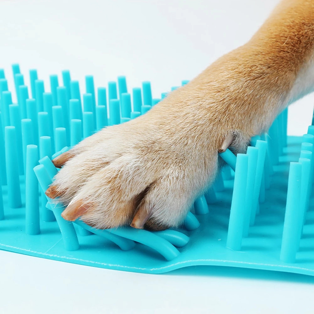 Pet Paw Cleaner Soft Silicone Foot Cleaning Brush Portable Pet Dogs Towel Foot Washer Cleaning Bucket Clean Brush Supplies