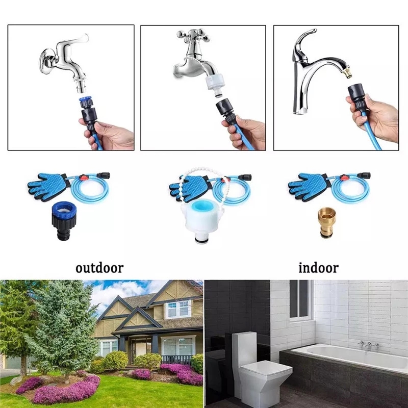 2021 New Multi-function Pet Product Bathing Massage Shower Spray Tool, Dog Shower Brush, Pet Grooming