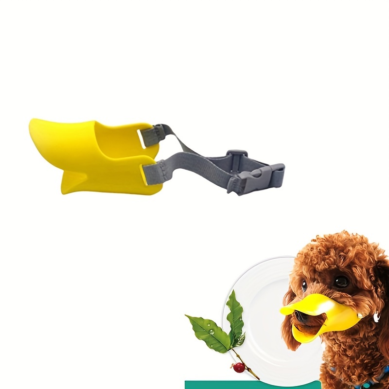 Pet Dog Muzzle large Silicone Duck Muzzle Anti-Bite Anti-Eating Muzzle Masks Stop Biting