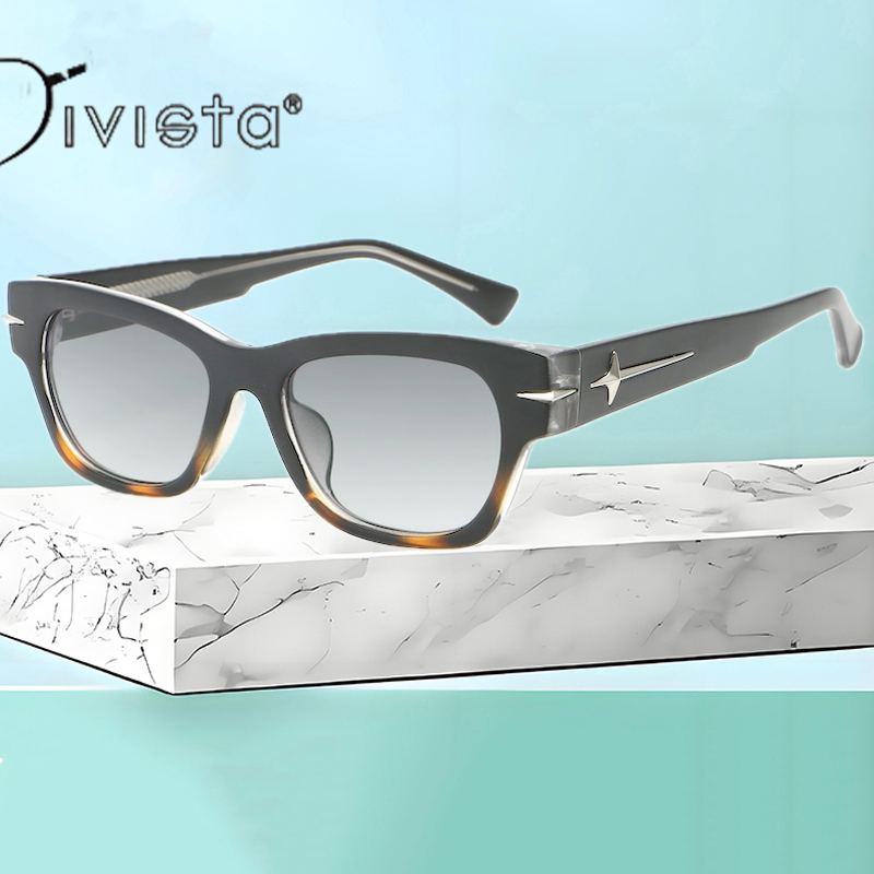 Square Sunglasses Men Cool Steampunk Thick Big Oversized Sun Glasses Mens Extra Large y2k Wrap Around Cyberpunk Futuristic Personalized S38 IVISTA