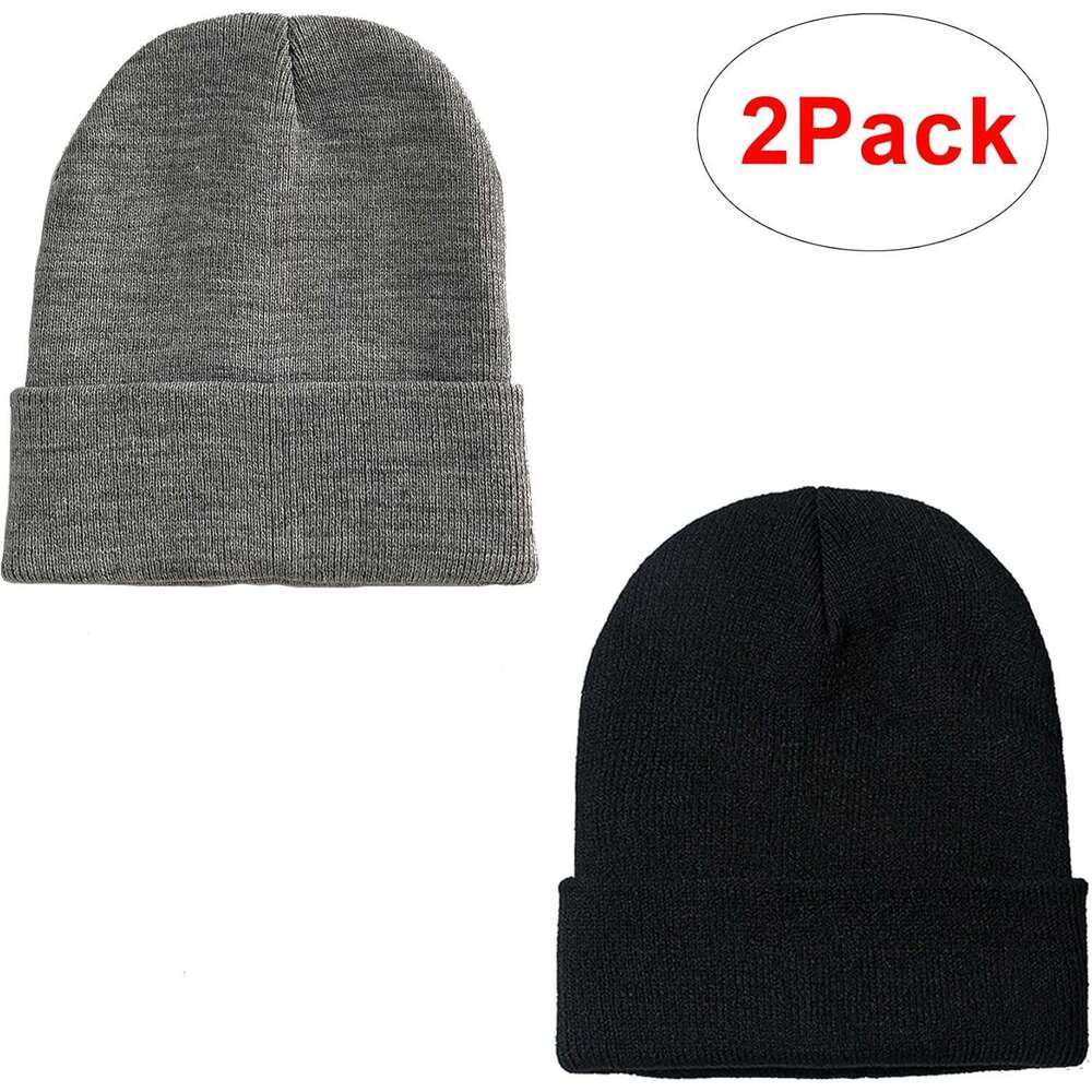 Men and 2 Unisex Pac Knit Women for Hats bonnet Beanies beanie s Beanie Winter