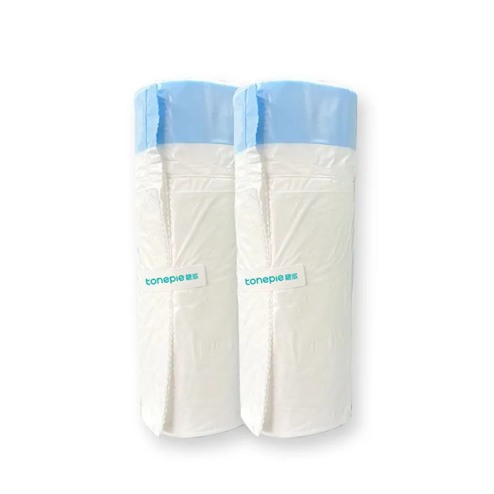 Rollers Pet Automatic Cat Litter Box Poop Bag Original Cat Litter Box Trash Bag 2/4 1 Roller 15 Pieces Bags TONEPIE Large Size