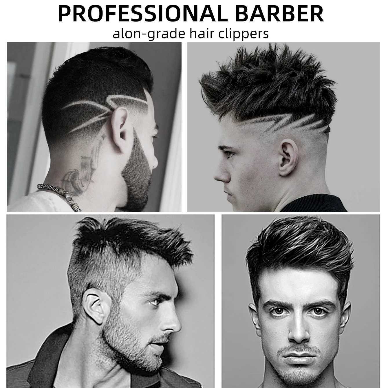 KIKIDO Professional Barber Hair Clippers Rechargeable Cordless Electric Hair Trimmer Hair Cutting Machine Men Hair CutterXJ241015