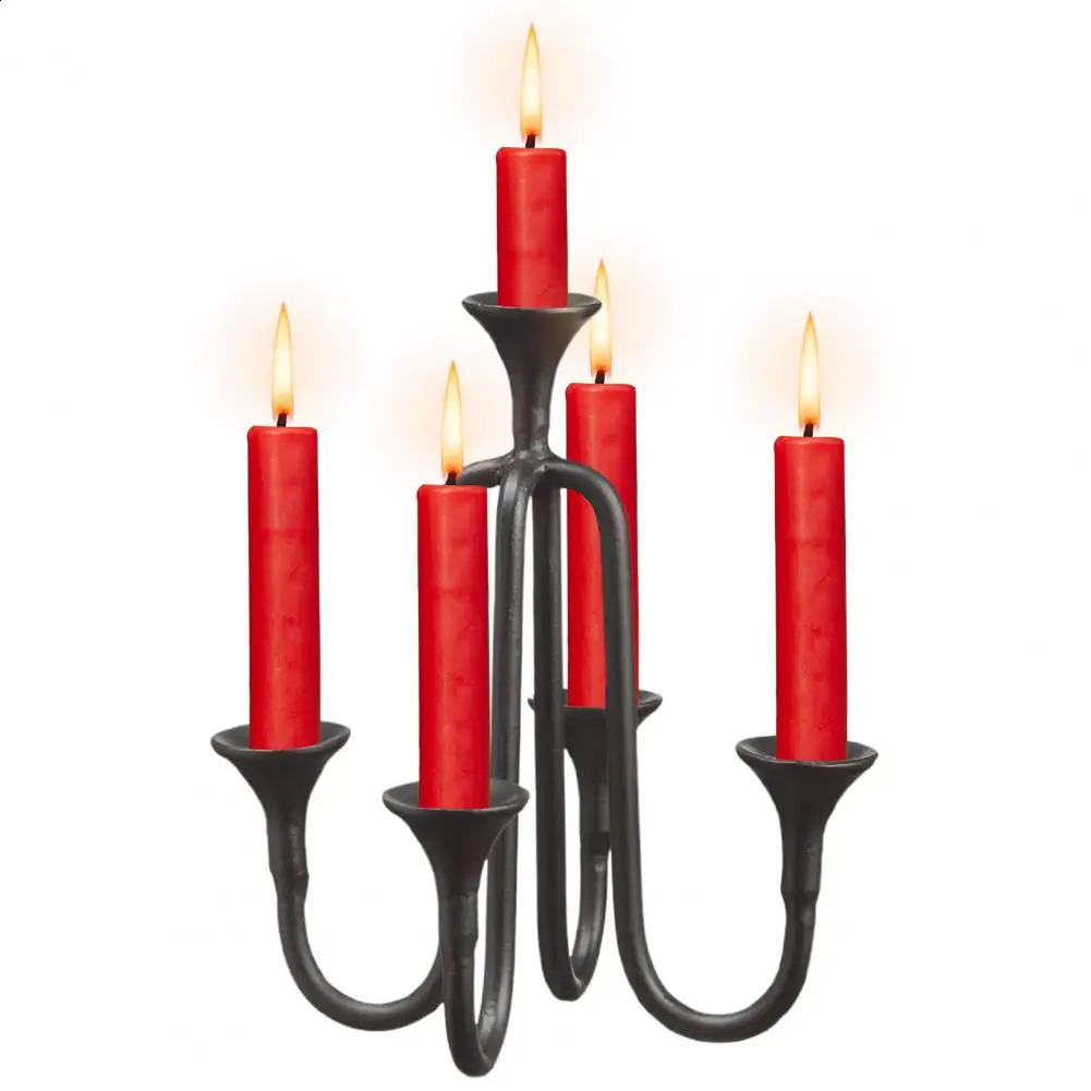 Candelabra Tree Topper Christmas Tree Topper Candle Holder Resin Candelabra Xmas Tree Topper Decorations For Holiday Decor 241015