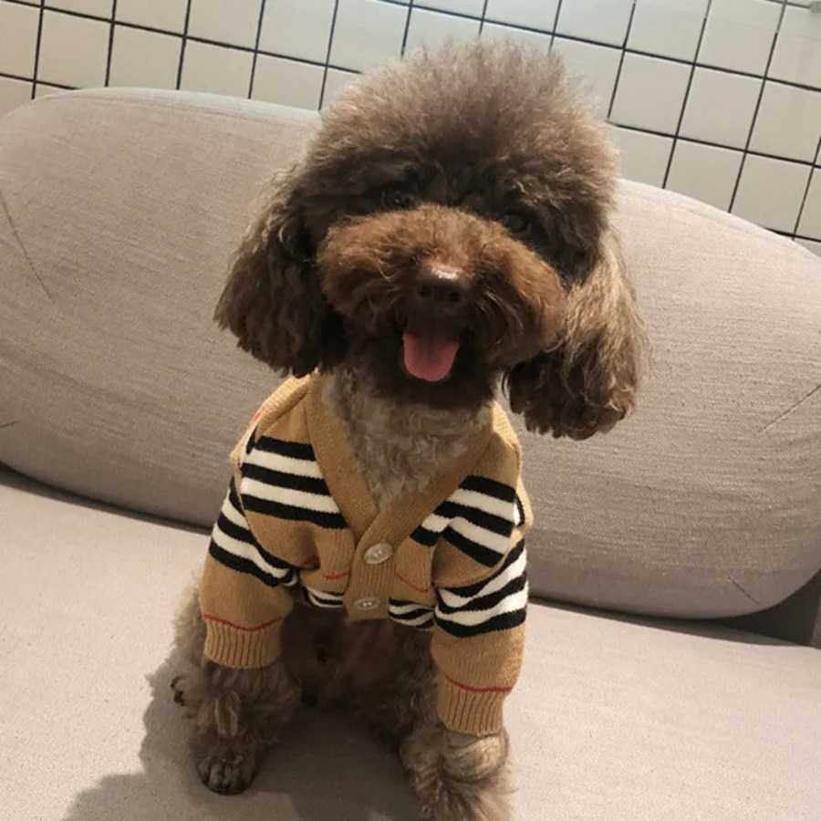Classic Winter Dog Clothes Cat Vest Small Sweater Designer Pet Supply Clothing For Puppy Knitting Sweatshirts Csd c e9e