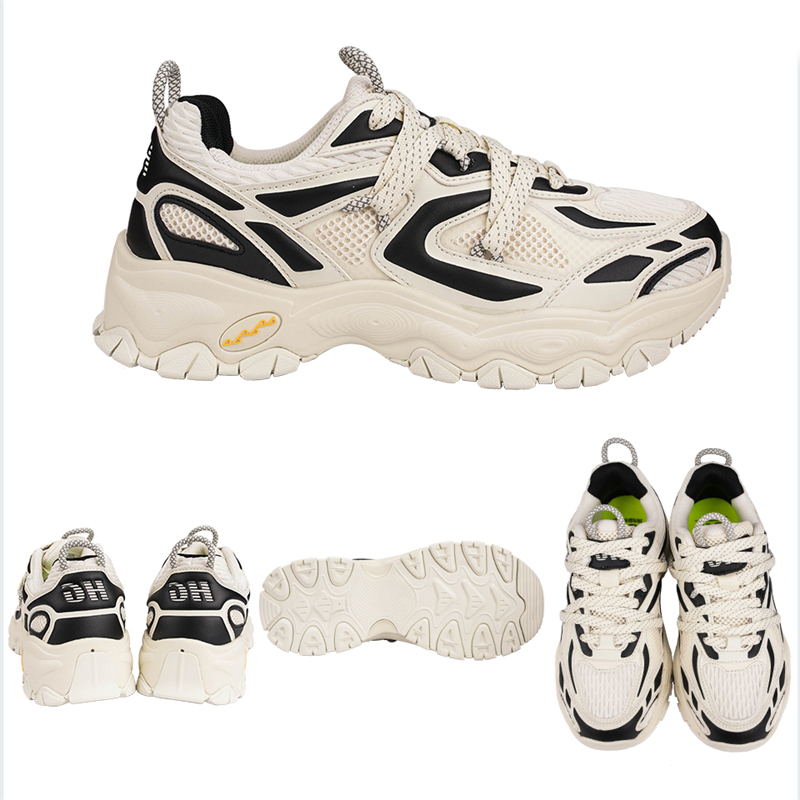JNDO Hungry Gorilla Dad shoes designer sneakers for men cream black silver grey yellow green fashion outdoor platform lace-up womens mens trainers siz