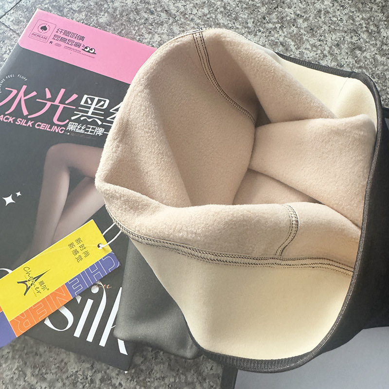 2025 New Designer Autumn Winter g Water Socks Silk Black Transparent trend Underwear One Piece Women s Fake Wool Pantyhose