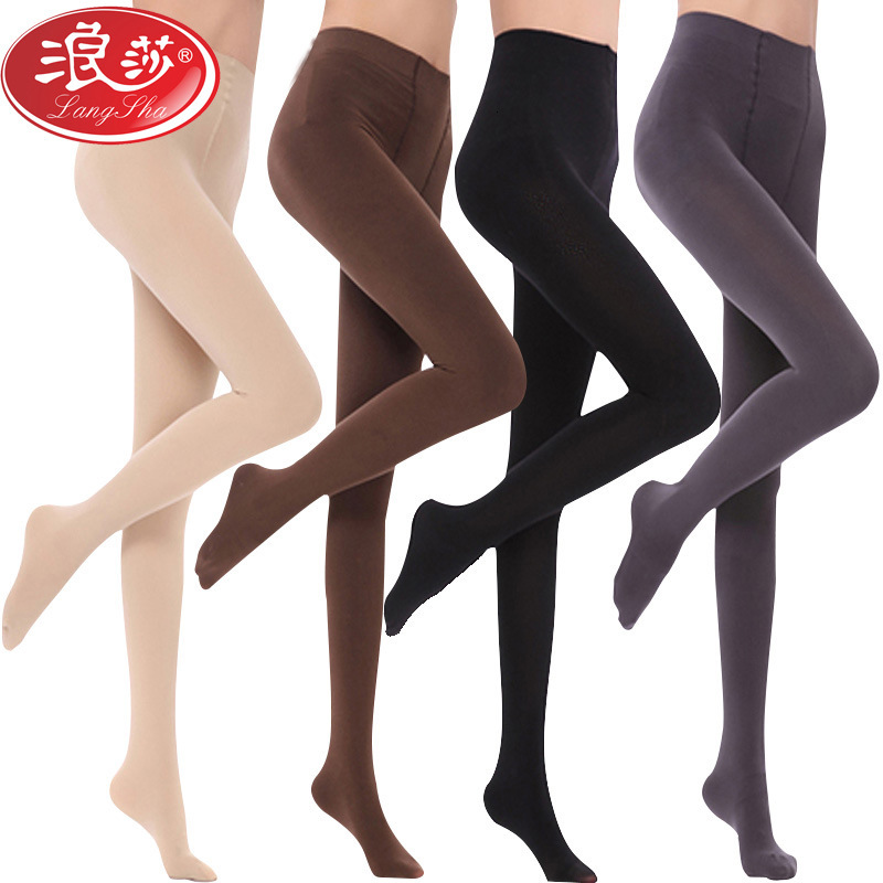 2025 New Designer Winter Medium Pantyhose Slim Black trend Autumn Winter Thick Silk Women s Socks