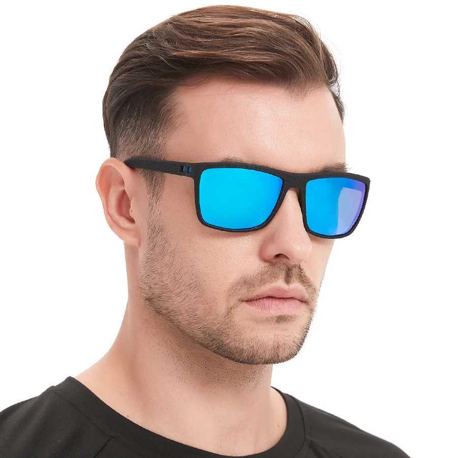 3 Pieces Vintage Check Pattern Polarized Sunglasses For Men Women Fishing Driving Fashion Square Brand Design Sun Glasses UV400 W250222