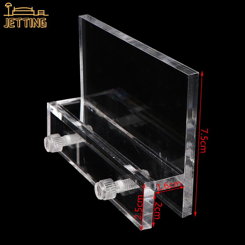 1PC Aquarium Clear Fish Tank LED Light Holder Lamp Fixtures Support Stands Hang Box Aquatic Fish Tank Lighting Accessor