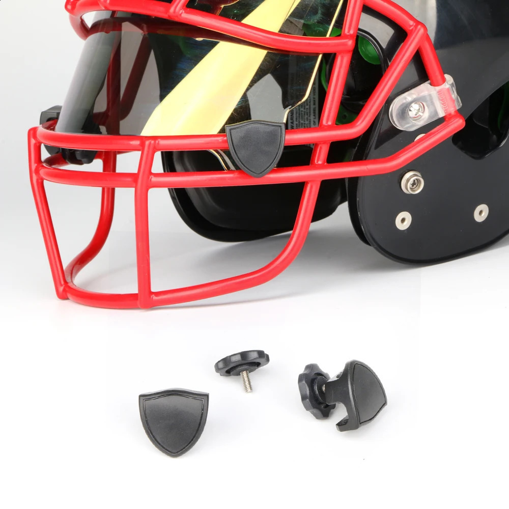 Universal Fit American Football Helmet Visor Rugby Rainbow Chrome Tinted Eye Shield Visors with Clips 241015