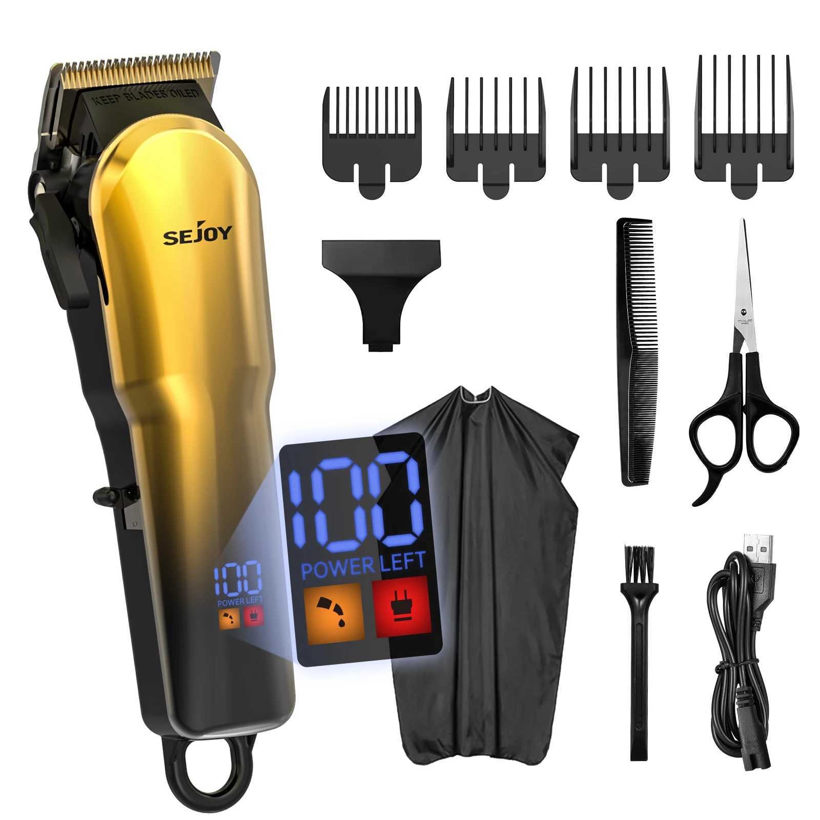 Rechargeable Professional Electric Hair Clipper Clippers Trimmer Household Low Noise Beard Machine Personal Care Haircut ToolXJ2410