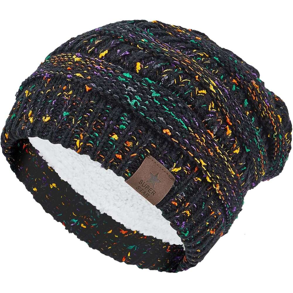 s Hats bonnet Fleece Thick Beanies Men Skiing beanie Unisex Beanie ed fo Winter Outdoor Warm Uniex Hat
